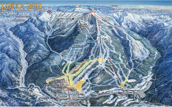 Panorama Piste Map